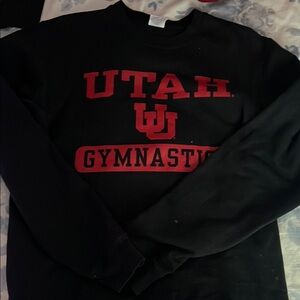Utah Gymnastics Black Sweatshirt